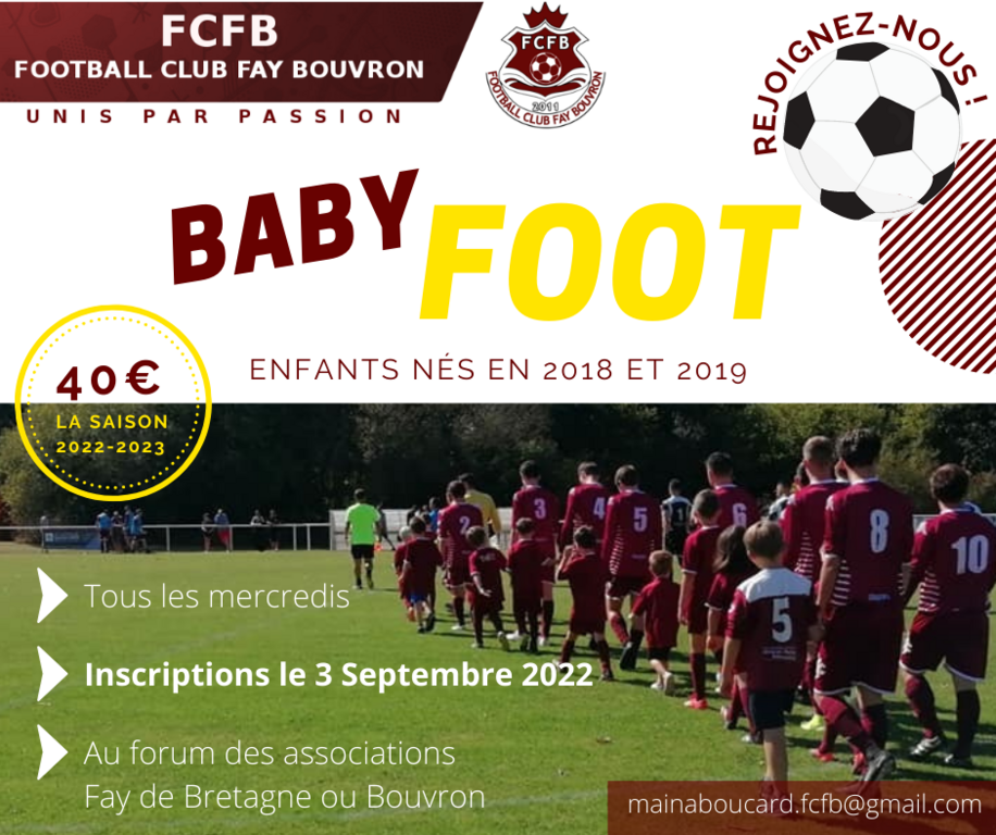 Venez découvrir le Baby-Foot au sein du FCFB