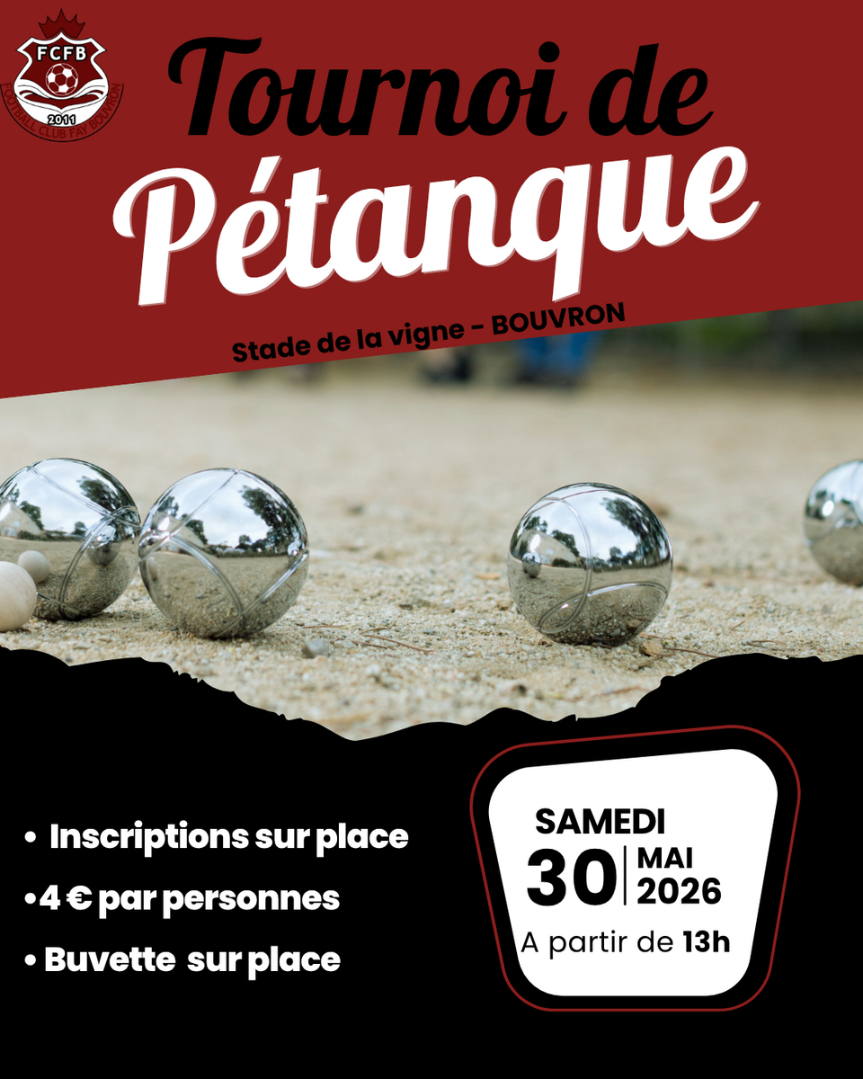 TOURNOI PETANQUE